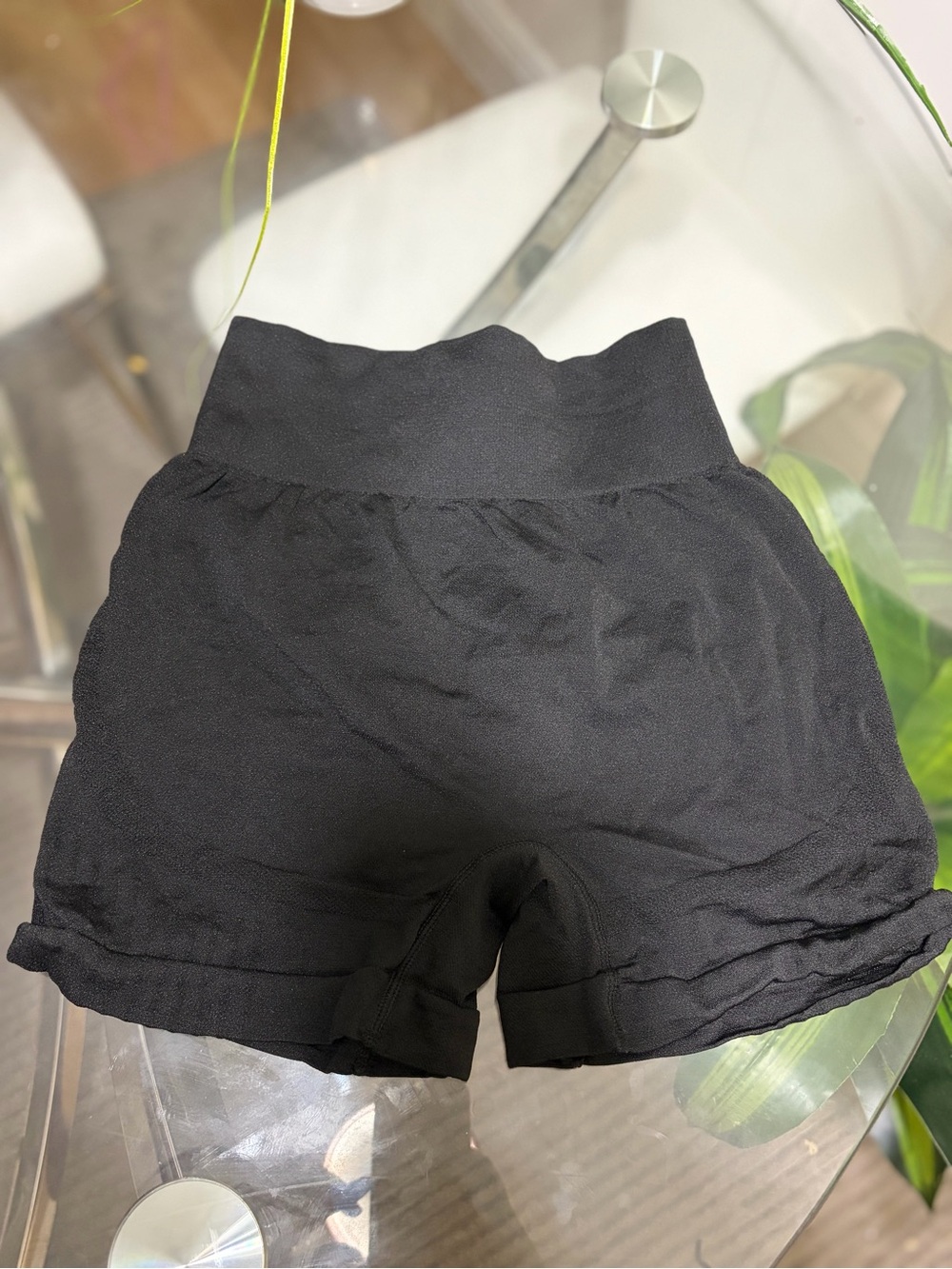 Black High-Waist Women’s Shorts
